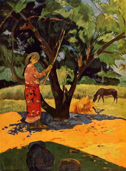 Paul Gauguin Picking Lemons France oil painting art